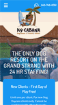 Mobile Screenshot of k9cabana.com